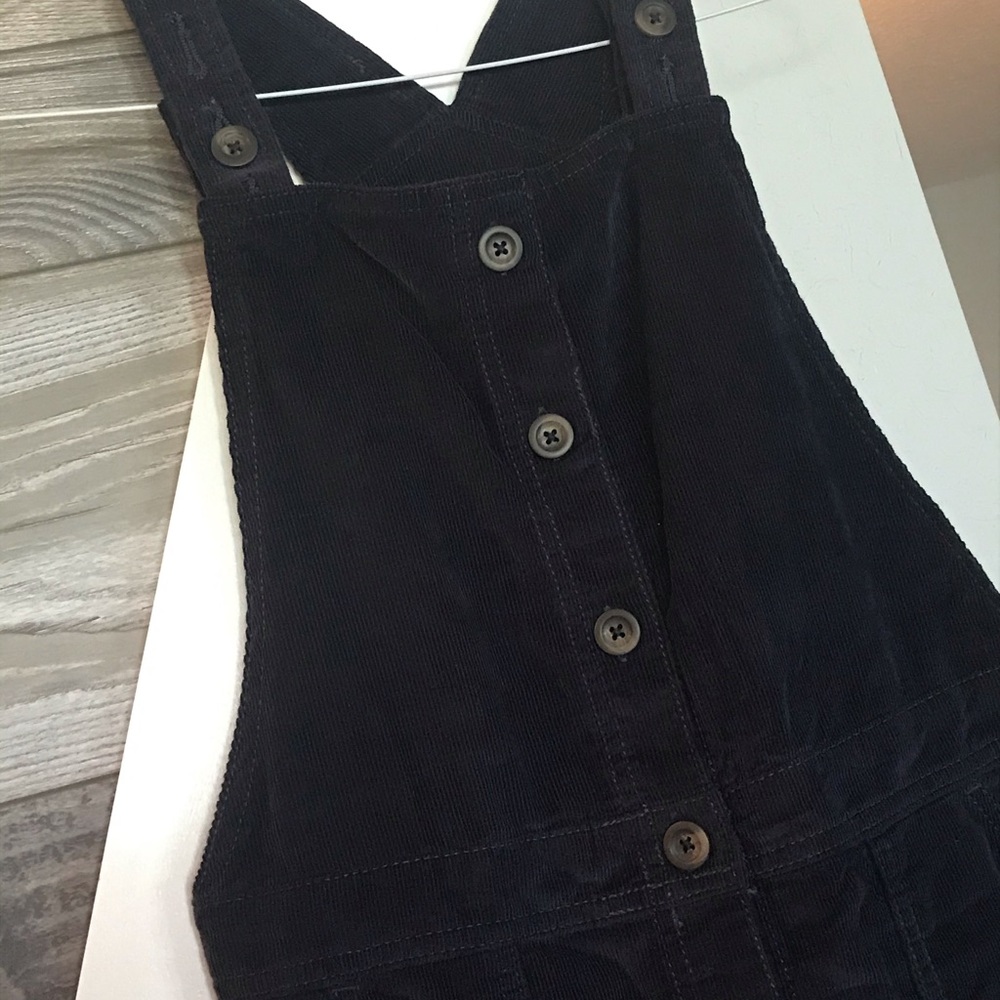NWT Corduroy Girl’s Dress Button Black